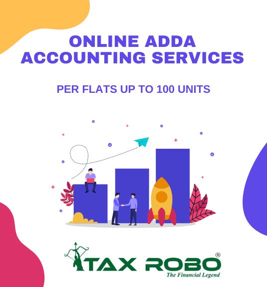 Online ADDA Accounting Services - Per flats up to 100 units